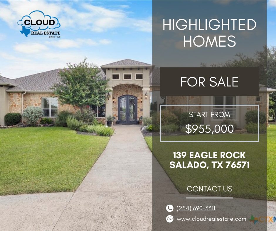 Highlighted Home: 139 Eagle Rock Salado, TX 76571